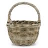 Grey pulut rattan basket