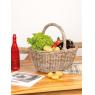 Grey pulut rattan basket