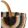 Panier en corde et rotin