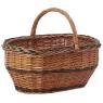 Basket in buff willow