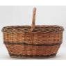 Basket in buff willow