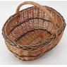 Basket in buff willow