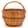 Basket in buff willow