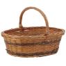 Basket in buff willow