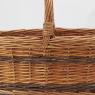 Basket in buff willow