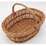 Basket in buff willow