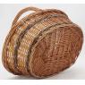 Basket in buff willow