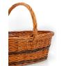 Basket in buff willow