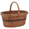 Basket in buff willow 