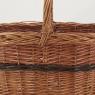 Basket in buff willow 