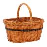 Basket in buff willow 