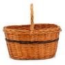 Basket in buff willow 