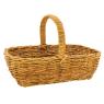 Shopping basket in rattan