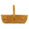 Shopping basket in rattan