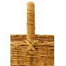 Shopping basket in rattan