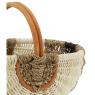 Panier en jonc et rotin