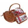 Natural willow picnic basket 2 persons