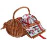 Natural willow picnic basket 2 persons