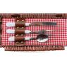 Natural willow picnic basket Vichy