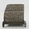 Pulut rattan log trolley