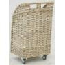 Pulut rattan log trolley 