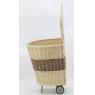 Log basket in willow