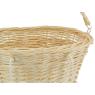 Panier à vélo en osier blanc