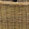 Round bicycle basket