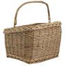 Bicycle basket in buff willow