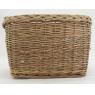 Bicycle basket in buff willow