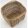 Bicycle basket in buff willow