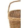 Bicycle basket in buff willow