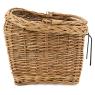 Bicycle basket in buff willow
