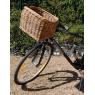 Bicycle basket in buff willow