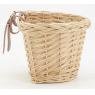 Bicycle basket in wicker