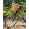 Bicycle basket in wicker