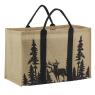 Plastified jute logs bag