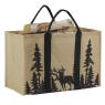 Plastified jute logs bag