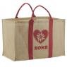 Plastic coated jute log bag