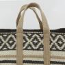 Natural and stained jute logs bag