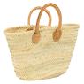 Palm leaf cabas