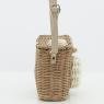 Rattan camera shape bag