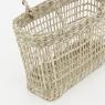 Openworked rush basket
