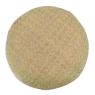 Round natural rush bag with pompoms