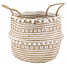 Seagrass baskets with pompons