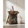 Sac à dos en coton et cuir Army
