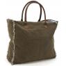 Cotton and leather bag Deer