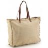 Cotton and leather bag Authentic