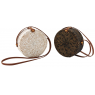 Rattan round bag 