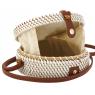 Rattan round bag 